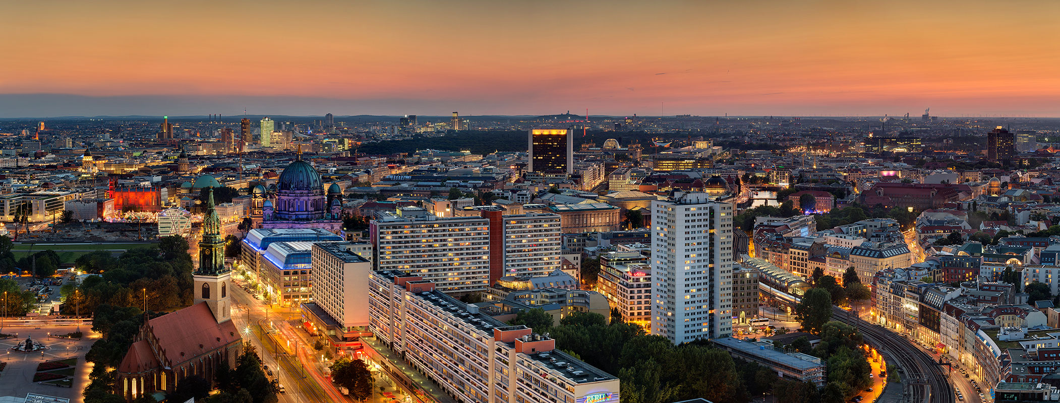 A panorama taken from the roof of my penthouse unit in the heart of Aarhus.